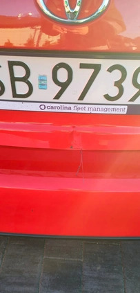 Toyota Yaris cena 40500 przebieg: 79135, rok produkcji 2019 z Częstochowa małe 121